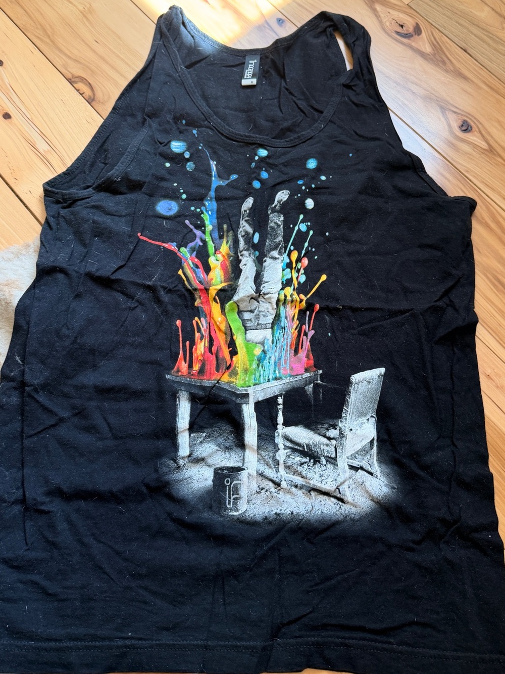 Black tank top medium
